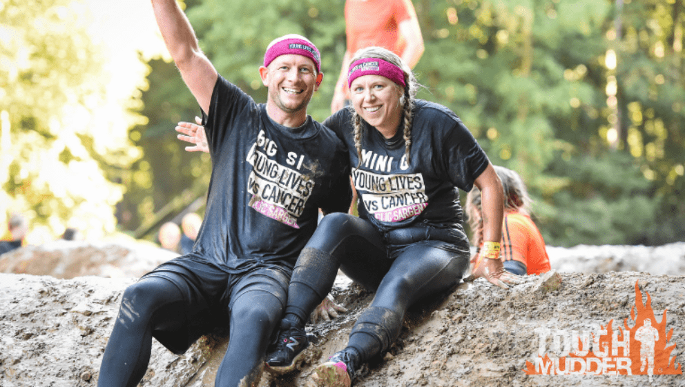 Participants taking part in a Tough Mudder event