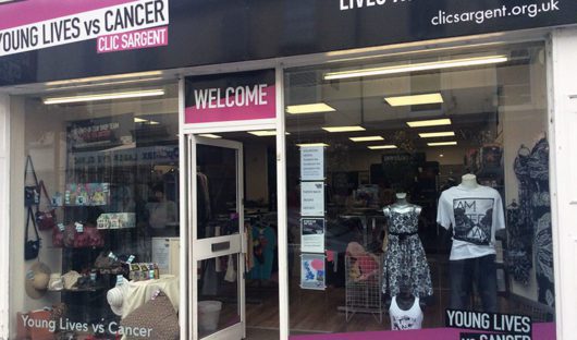 Young Lives vs Cancer charity shops - Young Lives vs Cancer